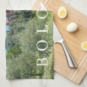 Bologna San Luca Sanctuary theedoeken (Quarter Fold)