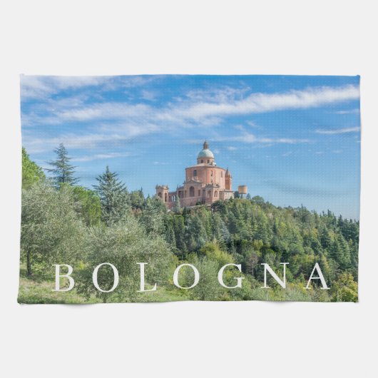 Bologna San Luca Sanctuary theedoeken (Horizontaal)