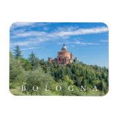 Bologna Sanctuary of San Luca uitzicht koelkastmag Magneet (Horizontaal)
