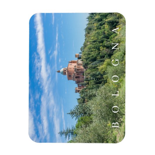 Bologna Sanctuary of San Luca uitzicht koelkastmag Magneet (Verticaal)