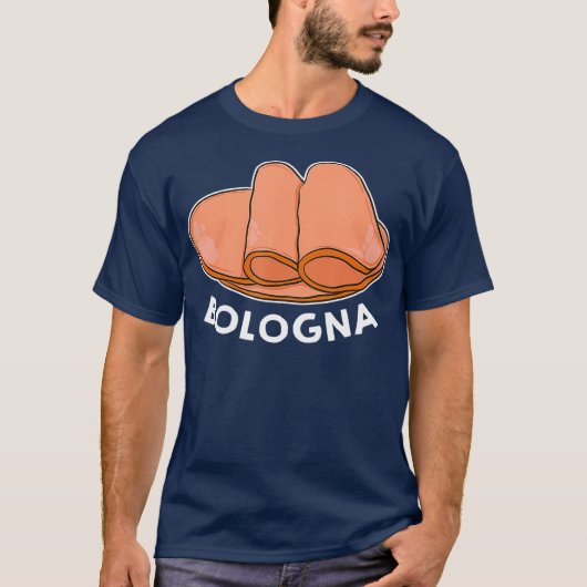 Bologna Sandwich Meat Funny Gift T-shirt (Voorkant)