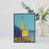 Bologna, stadsgebouwen, Italië, oldtimers Briefkaart (Staand voorkant)