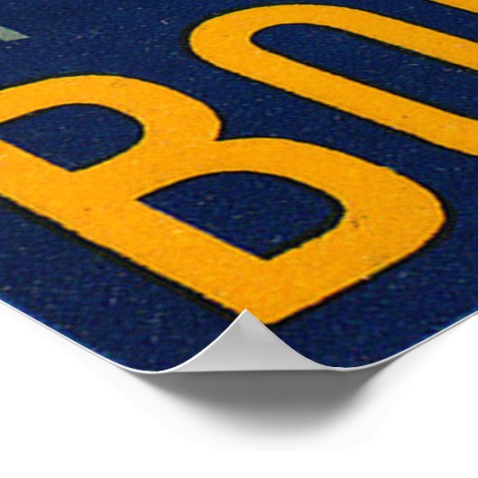 Bologna, stadsgebouwen, Italië, oldtimers Poster (Hoek)