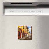 Bologna street - fridge magnet van Velvet Escape (Insitu (Vaatwasser))