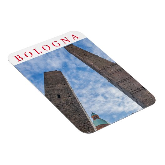 Bologna Two Towers fridge magnet Magneet (Rechterzijde)