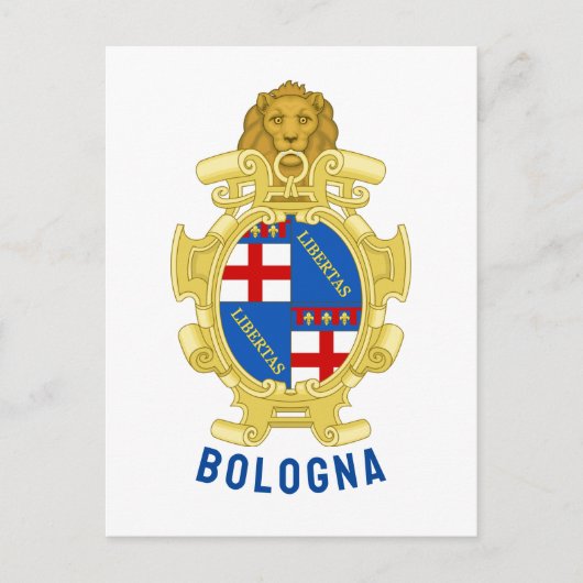 Bologna-wapen - Italië Briefkaart (Voorkant)
