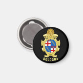 Bologna-wapen - Italië Magneet (Voorkant / Achterkant)