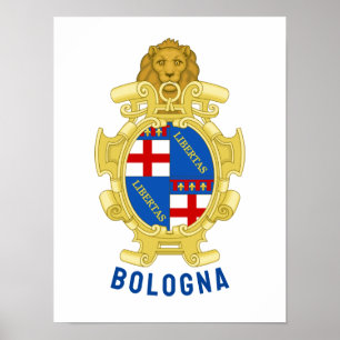 Bologna-wapen - Italië Poster