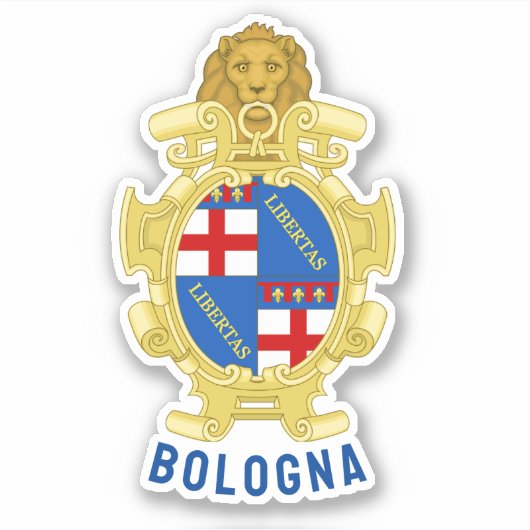 Bologna-wapen - Italië Sticker (Voorkant)