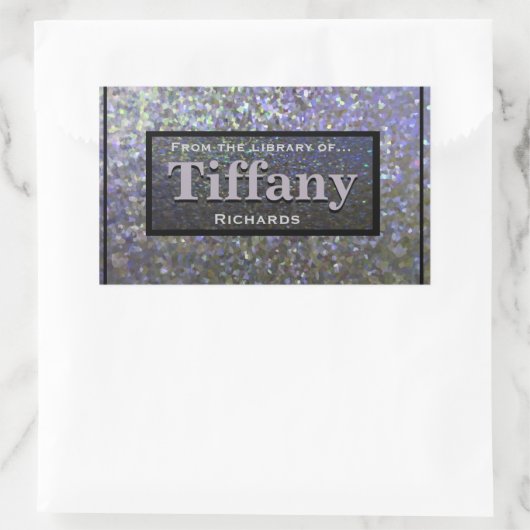 Bologne over look rechthoekige sticker (Tas)