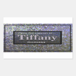 Bologne over look rechthoekige sticker