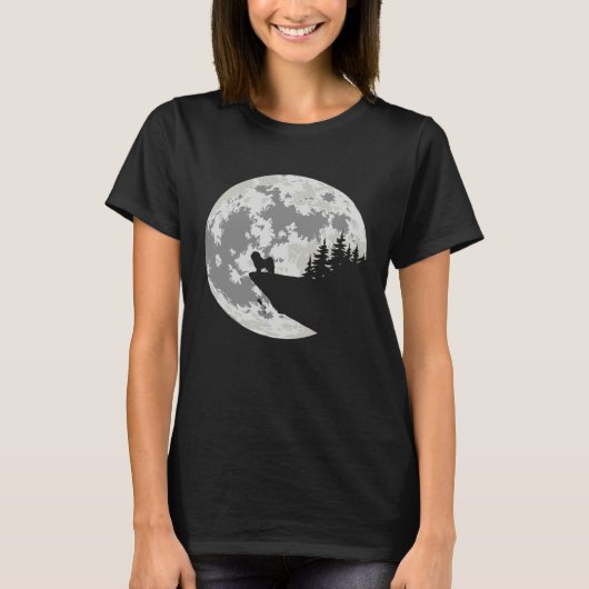 Bolognese Apparel And Moon  Halloween Costume T-shirt (Voorkant)