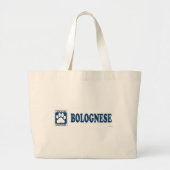 Bolognese Blue Grote Tote Bag (Voorkant)