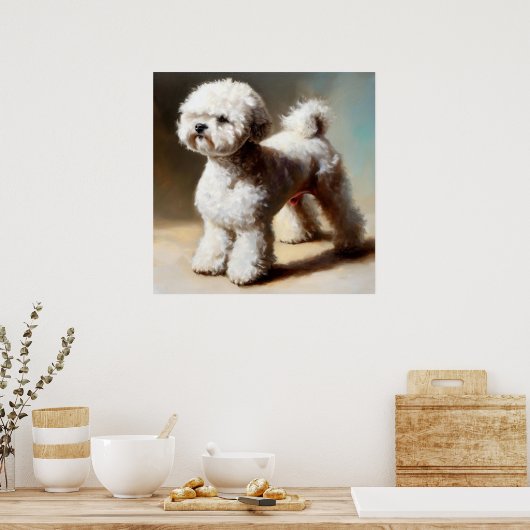 Bolognese Dog Poster (Keuken)