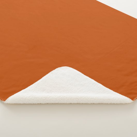 Bolognese/ Donker Roest-Orange Sherpa Deken (3/4)