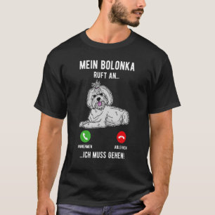 Bolonka Dog mam Walk Dog Gezegden Breeder 12 T-shirt