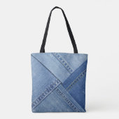 bolsa azul jeans tote bag (Achterkant)