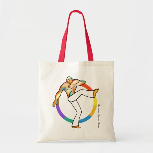 Bolsa Básica com estamparia das cordas Tote Bag (Voorkant)
