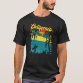 Bolsa Chica California Beach Surf Ca Retro Vacatio T-shirt (Voorkant)