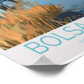 Bolsa Chica Reisposter - California State Beach Poster (Hoek)