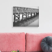 Bolsa Chica Wetlands Brug Ingepakt Canvas Afdruk (Insitu (Woonkamer))