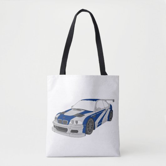 bolsa con frase need for speed tote bag (Voorkant)