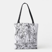 Bolsa de DISEÑO JOY QUINTAS Tote Bag (Achterkant)
