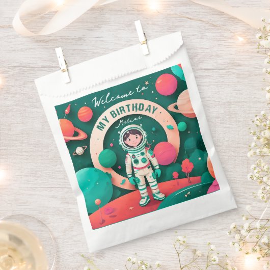 Bolsa de papel regalo personalizada bedankzakje (Geknipt)