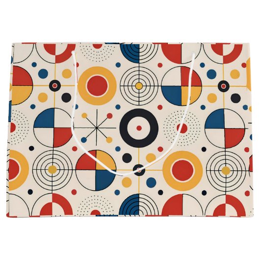 Bolsa de regalo diseño geométrico groot cadeauzakje (Voorkant)