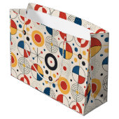 Bolsa de regalo diseño geométrico groot cadeauzakje (Achterkant Gekanteld)