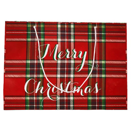 Bolsa de Regalo Estilo Tartán  Groot Cadeauzakje (Achterkant)