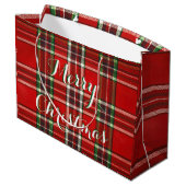 Bolsa de Regalo Estilo Tartán  Groot Cadeauzakje (Achterkant Gekanteld)