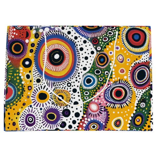 Bolsa de Regalo Grande con Estampado Psicodélico Groot Cadeauzakje (Voorkant)