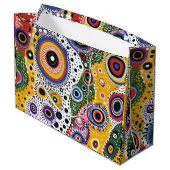 Bolsa de Regalo Grande con Estampado Psicodélico Groot Cadeauzakje (Achterkant Gekanteld)