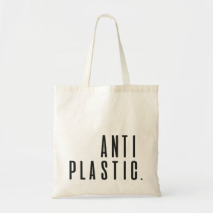 Bolsa de tela antiplástico. Campaña en contra Tote Bag