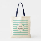 Bolsa de tela compra tote bag (Achterkant)