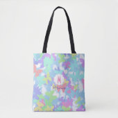 Bolsa de tela con estampado de mariposa tote bag (Voorkant)