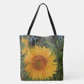 Bolsa de tela con girasol enorme tote bag (Achterkant)