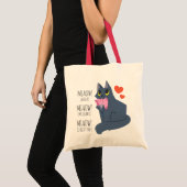 Bolsa de tela Gato ¡Me llamo Calcetines! Tote Bag (Voorkant (product))