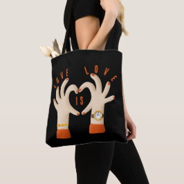 Bolsa de tela Love is Love Tote Bag
