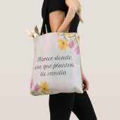 Bolsa de tela reutilizable cute & good vibes tote bag (Dichtbij)