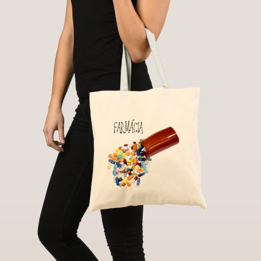 Bolsa Ecológica Farmácia Comprimidos Tote Bag (Voorkant (product))