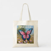 Bolsa econômica Borboleta Tote Bag (Achterkant)