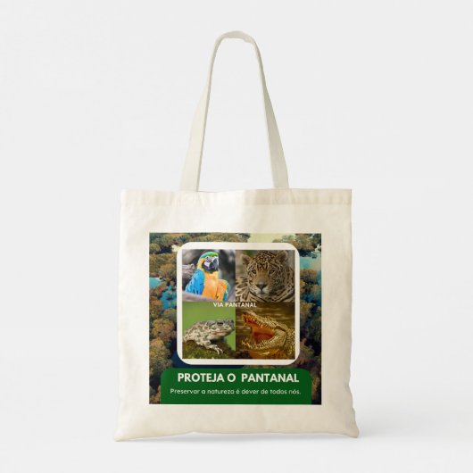 Bolsa econômica Pantanal Tote Bag (Achterkant)