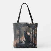  "Bolsa Elegante Black Cat: La Armonía   Tote Bag (Achterkant)