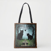  "Bolsa Elegante Black Cat: La Armonía   Tote Bag (Voorkant)