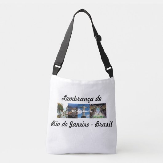 Bolsa lembrança de Rio de Janeiro Crossbody Tas (Voorkant)