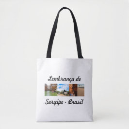 Bolsa lembrança de Sergipe Brasil Tote Bag