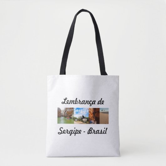 Bolsa lembrança de Sergipe Brasil Tote Bag (Voorkant)