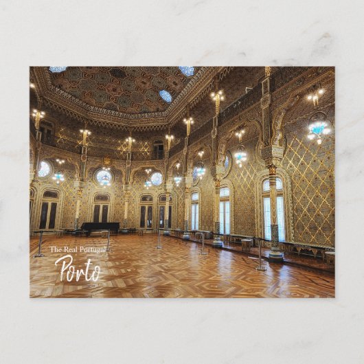 Bolsa Palace Porto Portugal Briefkaart (Voorkant)